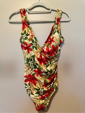 It Figures! Floral bathing suit